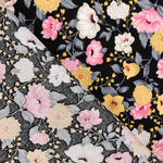 Viscose Crétonne Noir - Ribes y Casals