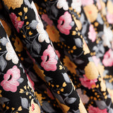 Viscose Crétonne Noir - Ribes y Casals