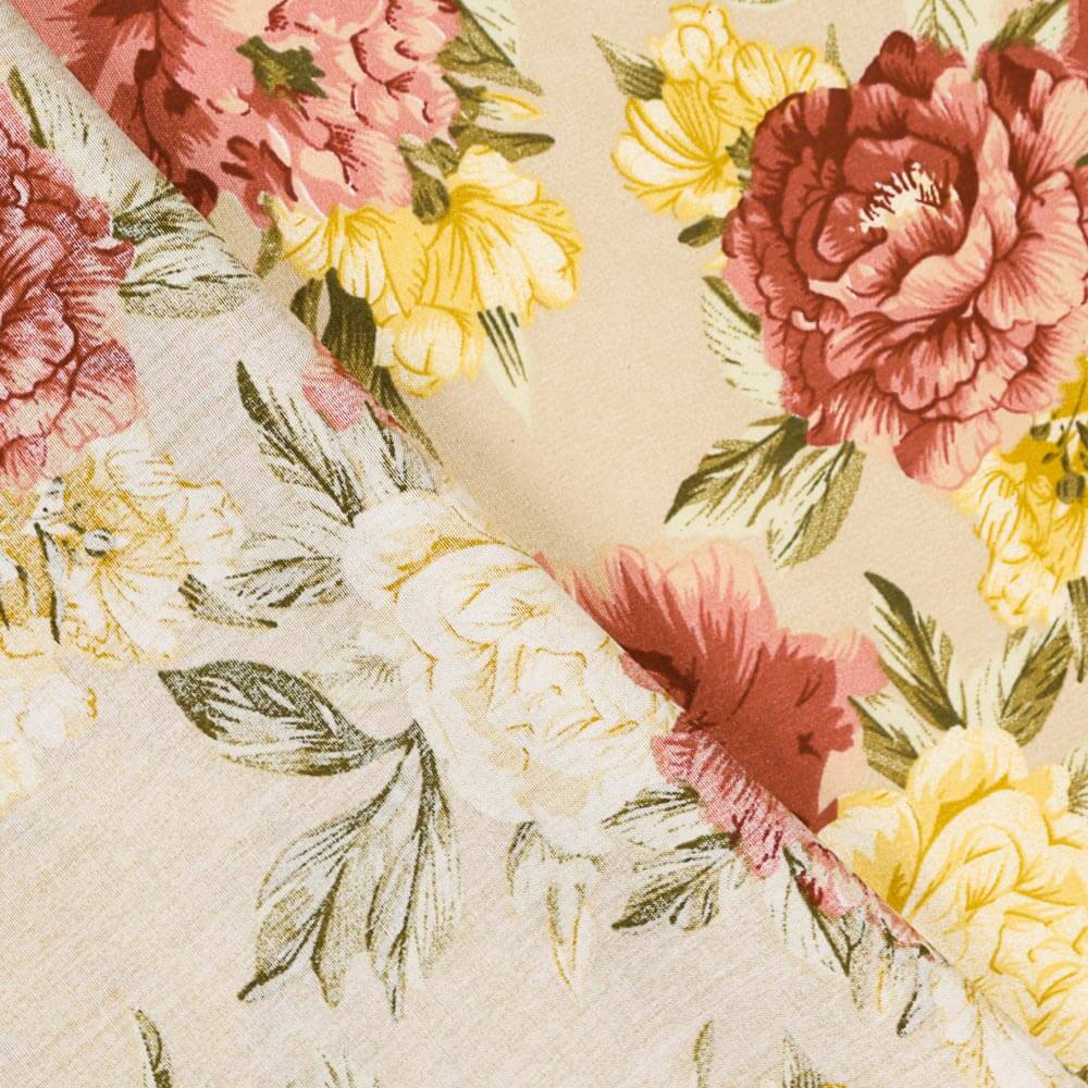 Viscose Crétonne Beige - Ribes y Casals