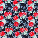 Viscose Fleurs Oeillet - Ribes y Casals