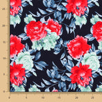 Viscose Fleurs Oeillet - Ribes y Casals