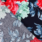 Viscose Fleurs Oeillet - Ribes y Casals