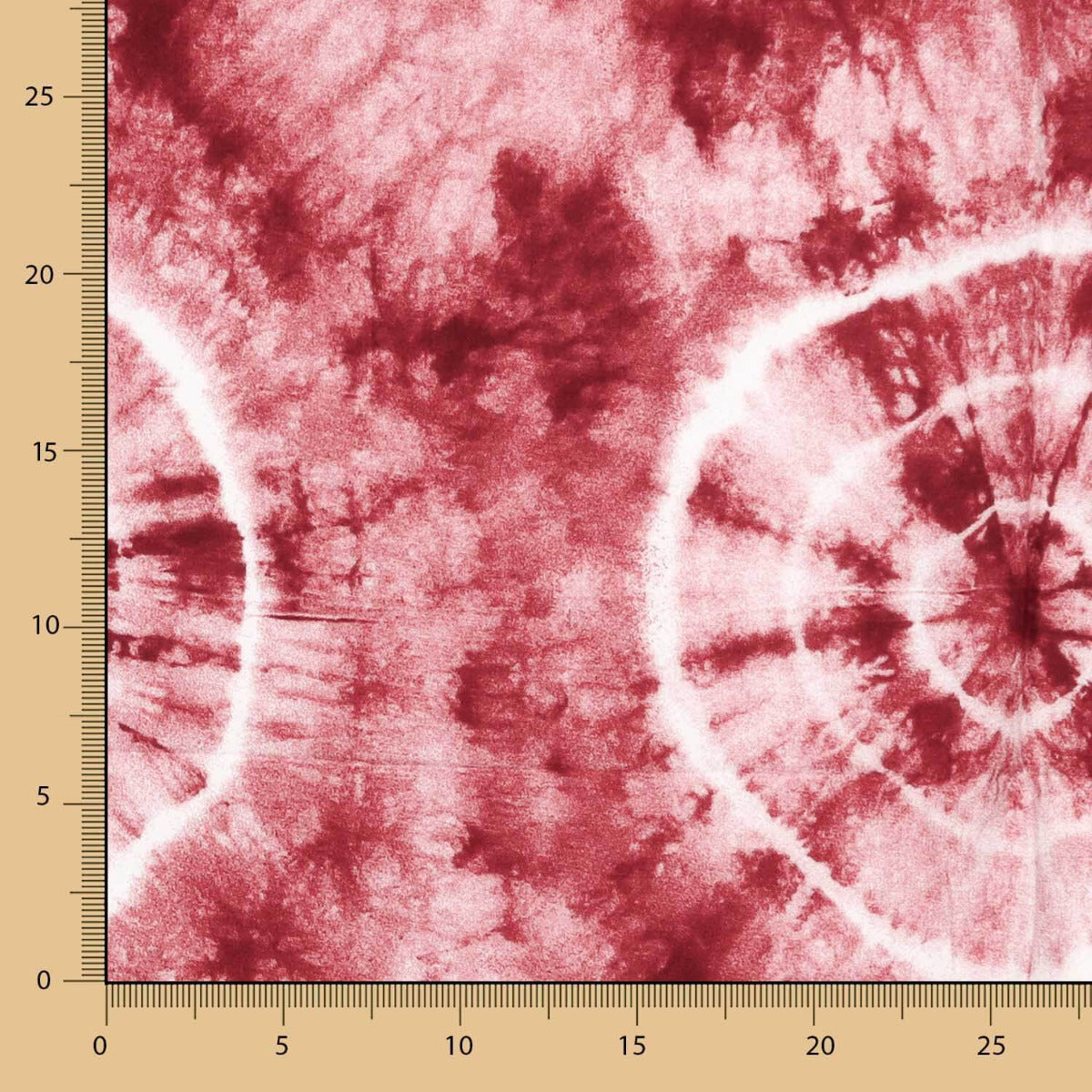 Viscose Tye Dye Corail - Ribes y Casals