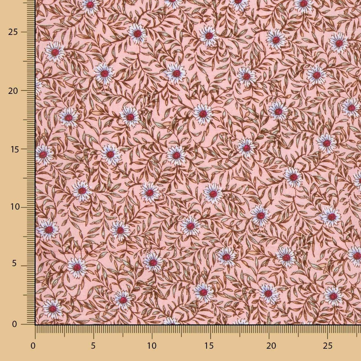 Viscose Rose Floral - Ribes y Casals