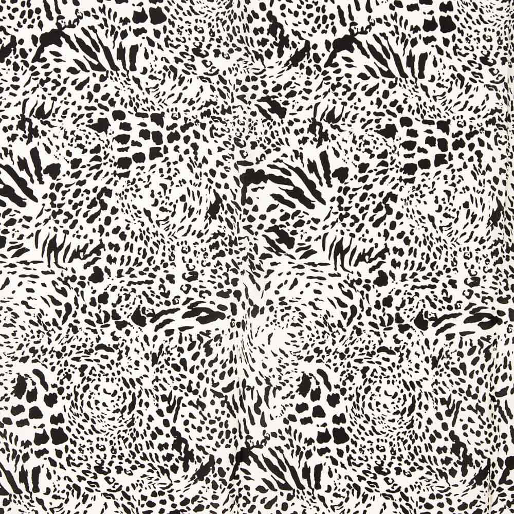 Viscose Imprimé Animal Blanc - Ribes y Casals