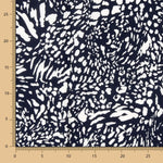 Viscose Félin Bleu Marine - Ribes y Casals