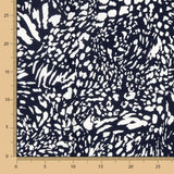 Viscose Félin Bleu Marine - Ribes y Casals