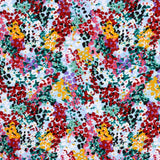 Fleur Confetti Viscose Bleu Clair - Ribes y Casals