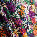 Viscose Fleurs Confetti Violet - Ribes y Casals