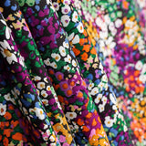 Viscose Fleurs Confetti Violet - Ribes y Casals