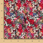 Viscose Floral Rouge Confetti - Ribes y Casals
