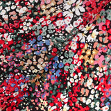 Viscose Floral Rouge Confetti - Ribes y Casals
