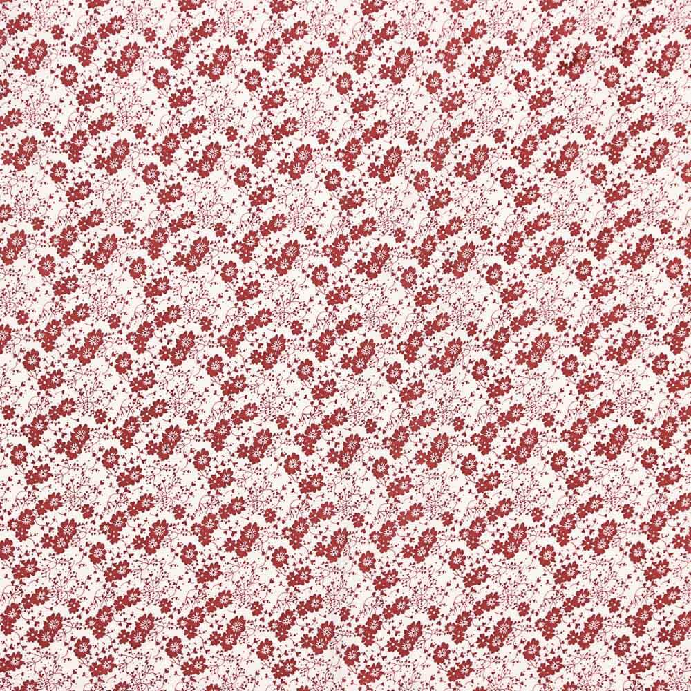 Fleur Pois Viscose Marron - Ribes y Casals