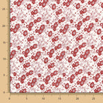 Fleur Pois Viscose Marron - Ribes y Casals