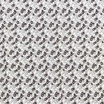 Viscose Fleur Pois Blanc - Ribes y Casals