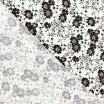 Viscose Fleur Pois Blanc - Ribes y Casals