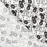 Viscose Fleur Pois Blanc - Ribes y Casals