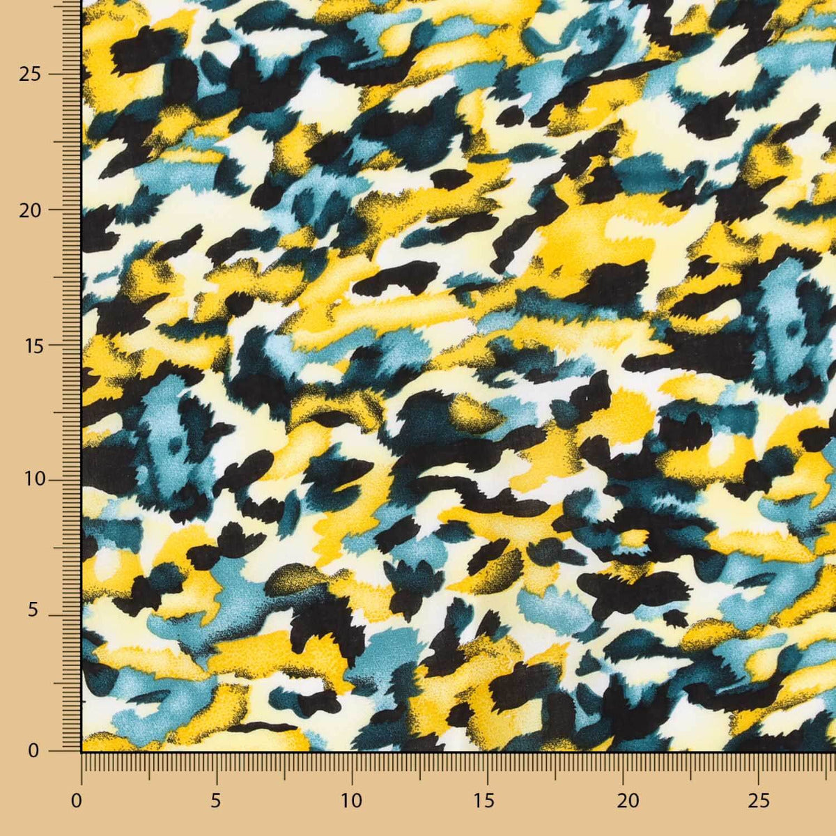 Viscose Jaune Militaire - Ribes y Casals