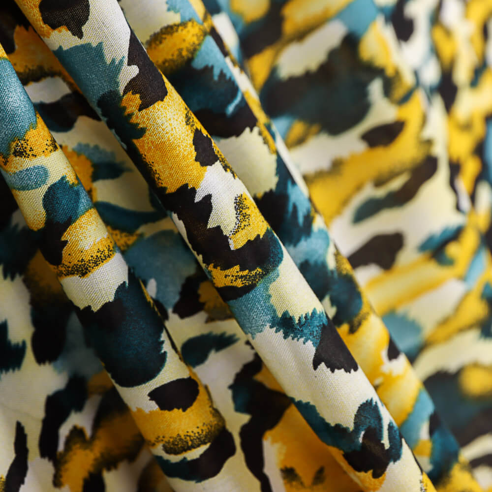 Viscose Jaune Militaire - Ribes y Casals