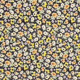 Viscose Fleurs Jaune Pois - Ribes y Casals