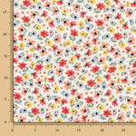 Viscose Fleuri Pois Multicolores - Ribes y Casals