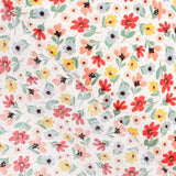 Viscose Fleuri Pois Multicolores - Ribes y Casals