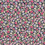 Viscose Fleurs Rose A Pois - Ribes y Casals