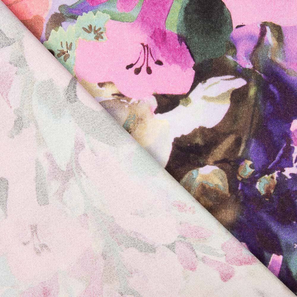 Crêpe Viscose Floral Aquarelle - Ribes y Casals