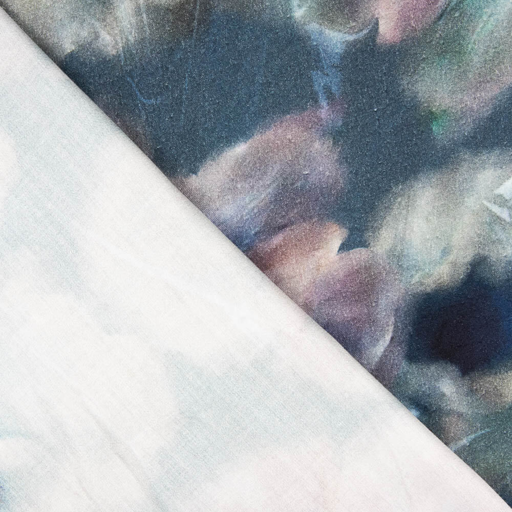 Viscose Aquarelle Violettes - Ribes y Casals