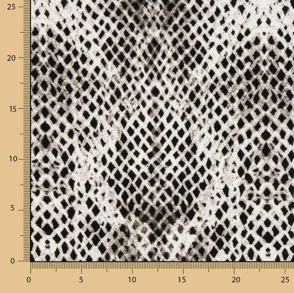 Viscose Imprimé Animal Losanges - Ribes y Casals