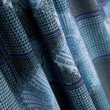 Viscose Coquillages Bleu Denim - Ribes y Casals