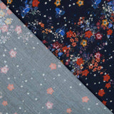 Viscose Bouquet Bleu Nuit - Ribes y Casals