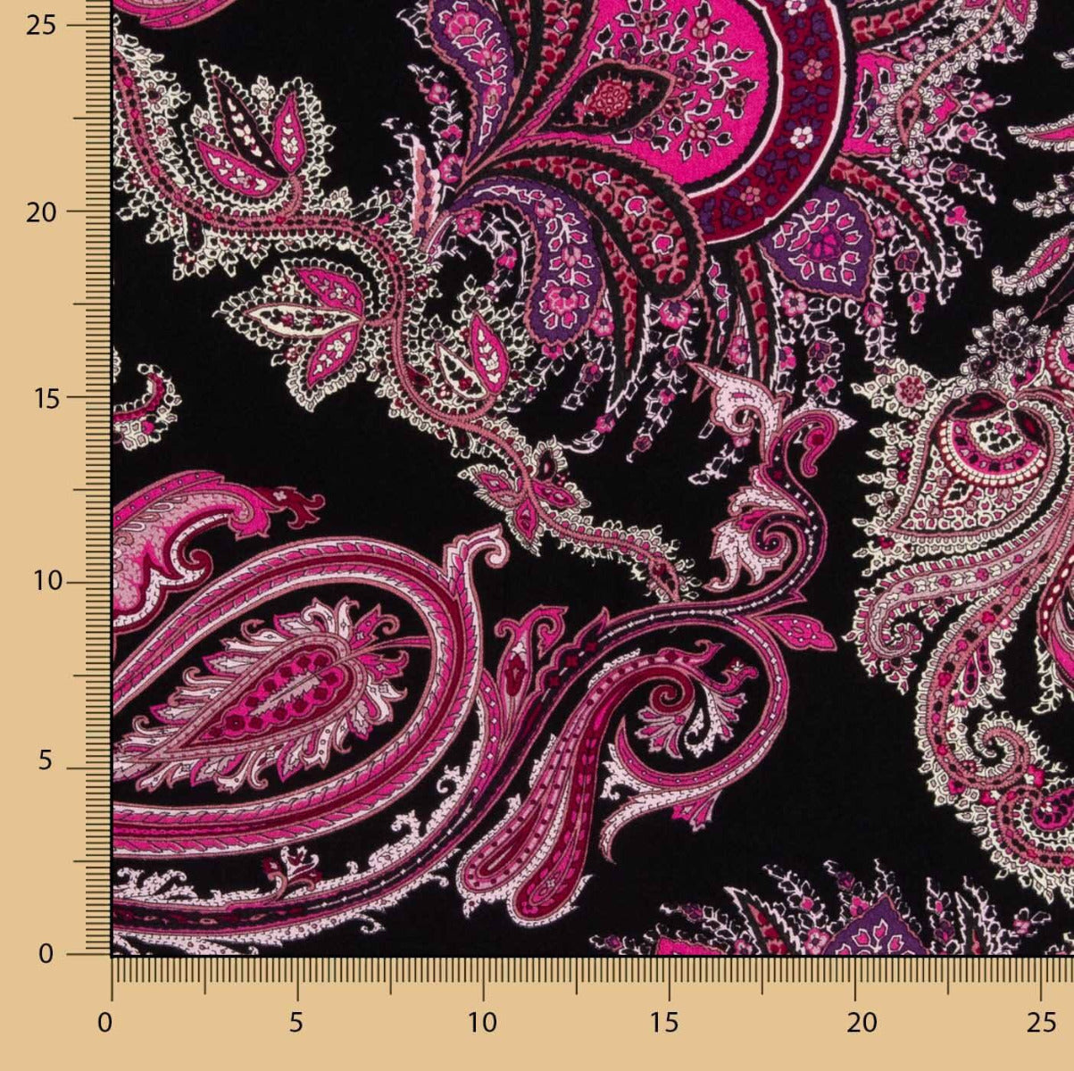 Crêpe Viscose Sumali Noir - Ribes y Casals