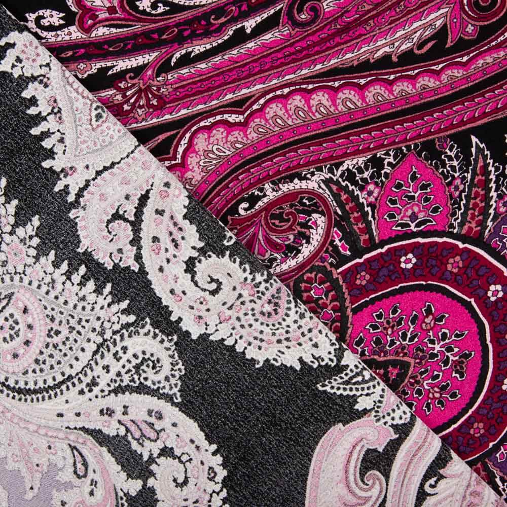 Crêpe Viscose Sumali Noir - Ribes y Casals