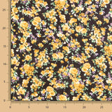 Viscose Cretonne Fleur Jaune - Ribes y Casals