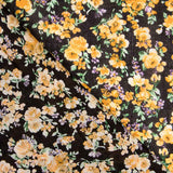 Viscose Cretonne Fleur Jaune - Ribes y Casals