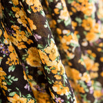 Viscose Cretonne Fleur Jaune - Ribes y Casals