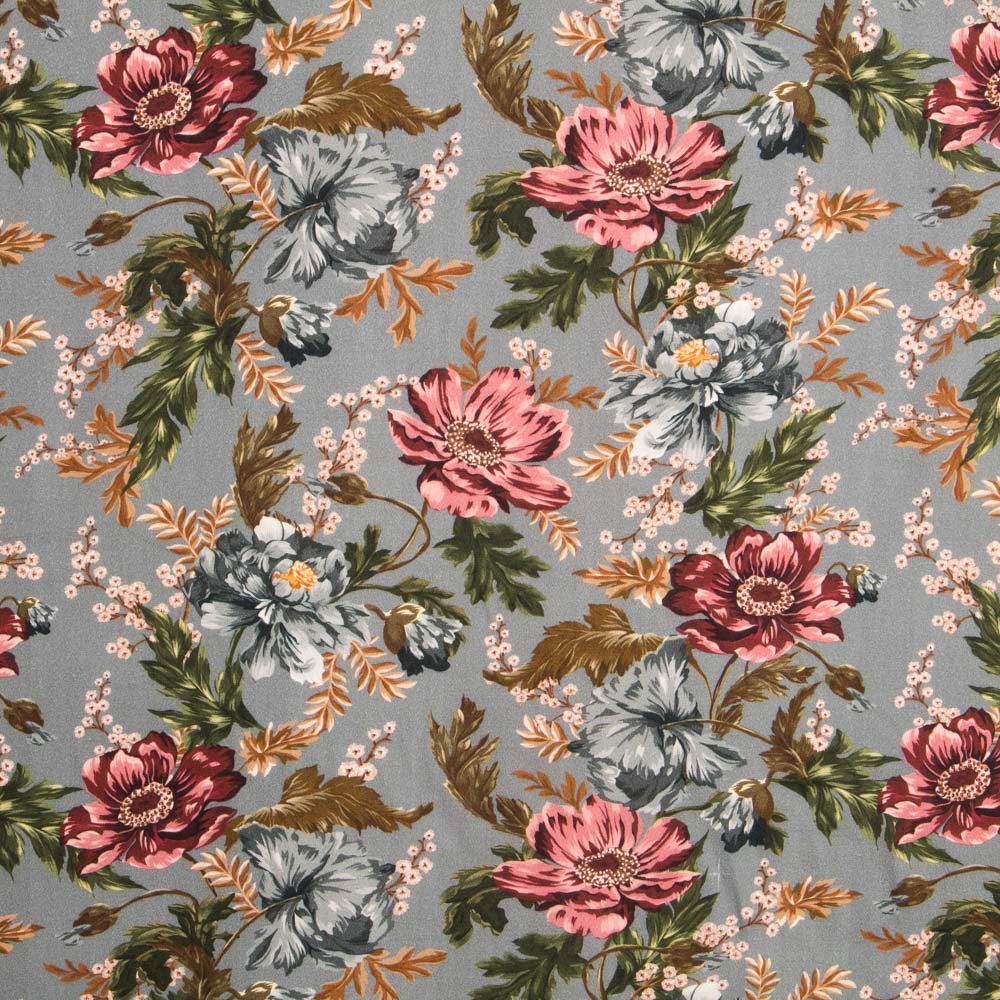 Viscose Cretonne Gris - Ribes y Casals