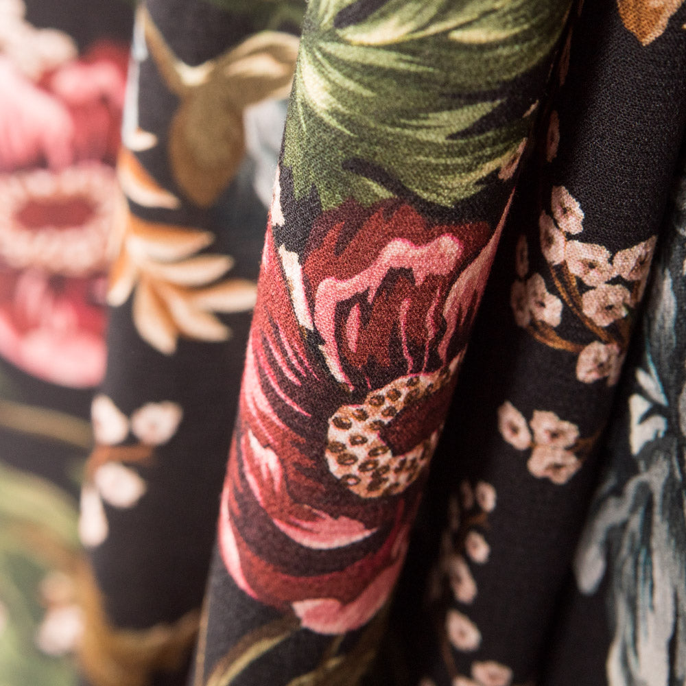 Viscose Cretonne Noir - Ribes y Casals