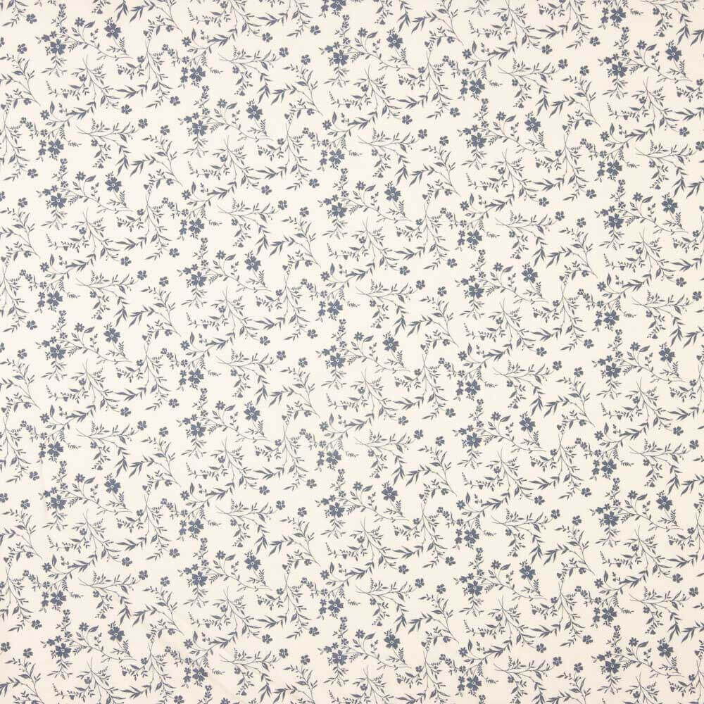 Viscose Imprimé Botanique Écru - Ribes y Casals