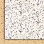 Viscose Imprimé Botanique Écru - Ribes y Casals