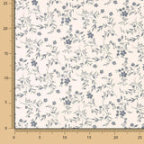 Viscose Imprimé Botanique Écru - Ribes y Casals