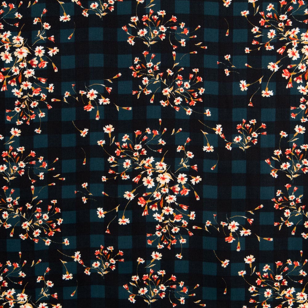 Viscose Carreaux Bouquet - Ribes y Casals
