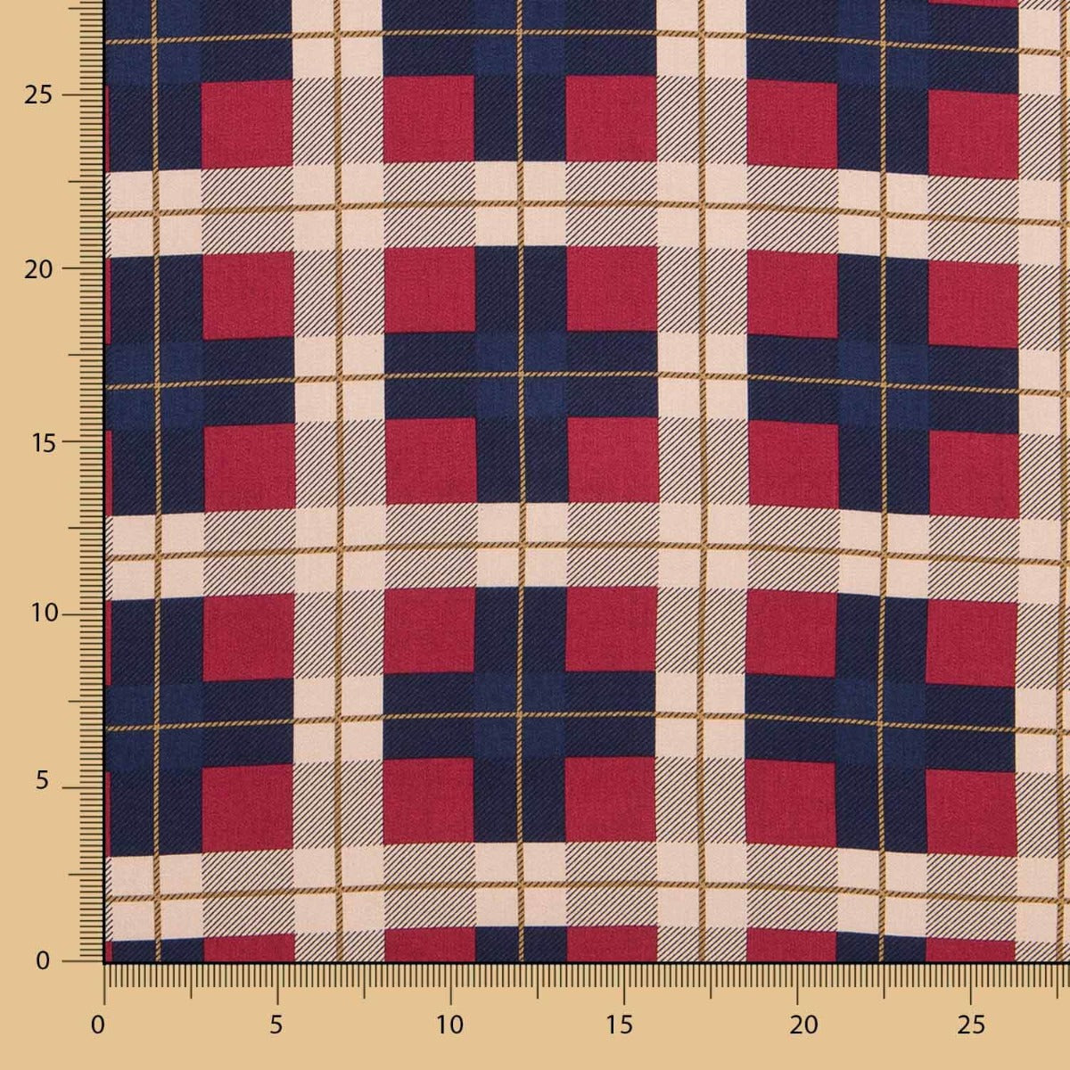 Viscose Carreaux Tartan - Ribes y Casals