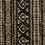 Viscose Dahlias Rhombus Noir - Ribes y Casals