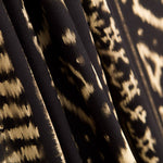 Viscose Dahlias Rhombus Noir - Ribes y Casals