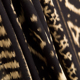 Viscose Dahlias Rhombus Noir - Ribes y Casals