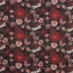 Viscose Imprimée Abaca Noir - Ribes y Casals