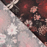 Viscose Imprimée Abaca Noir - Ribes y Casals