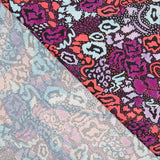 Viscose Imprimé Animal Mauve - Ribes y Casals